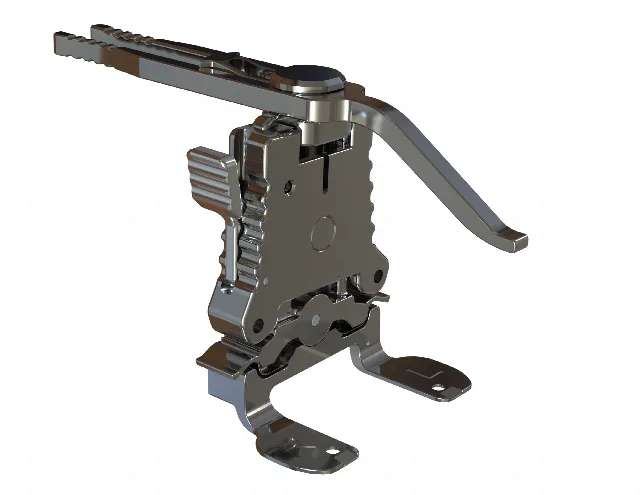 3D CAD render of an adjustable knee femoral sizing instrument
